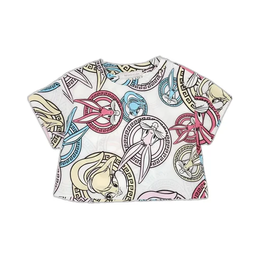 Short-Sleeved Round Collar T-Shirt