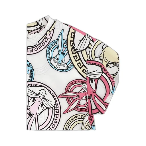 Short-Sleeved Round Collar T-Shirt