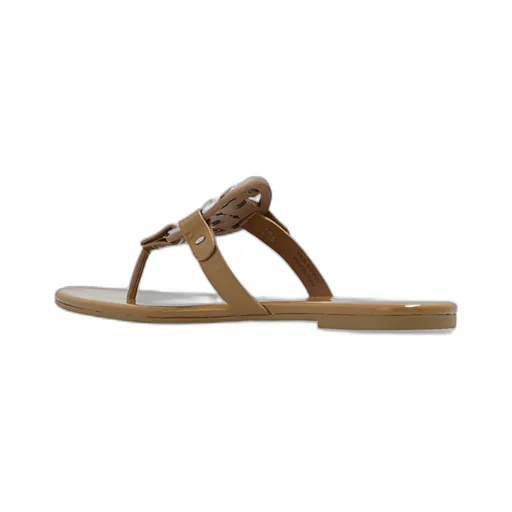Logo-Plaque Open-Toe Slides