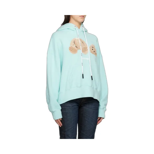 Palm Angels Teddy Bear Drawstring Hoodie