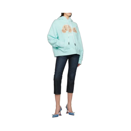 Palm Angels Teddy Bear Drawstring Hoodie