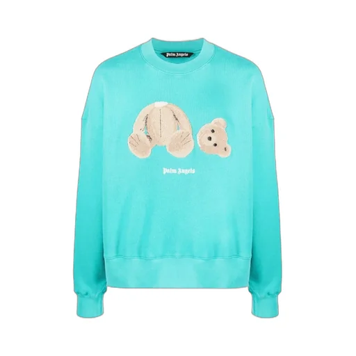 Palm Angels Bear Motif Long-Sleeved Sweatshirt