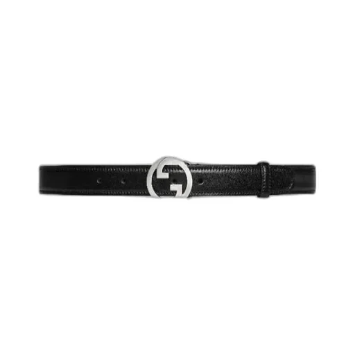 Monogram Plaque Leather Belt