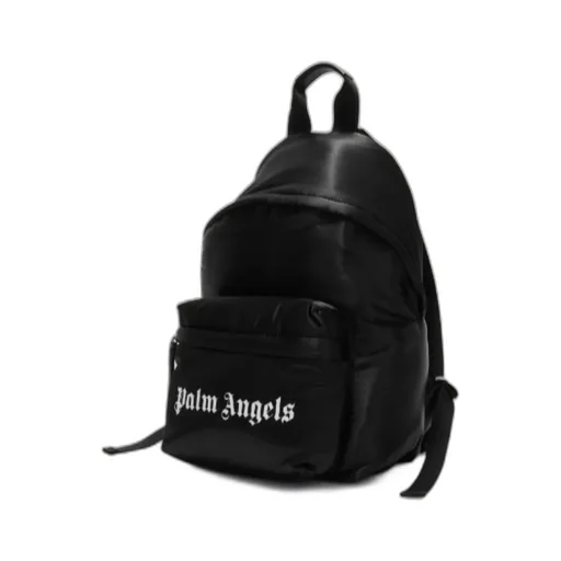 Palm Angels Logo Printed Zip-Up Backpack