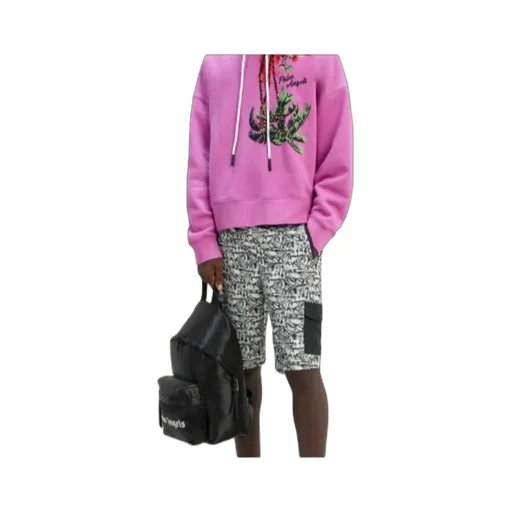 Palm Angels Logo Printed Zip-Up Backpack