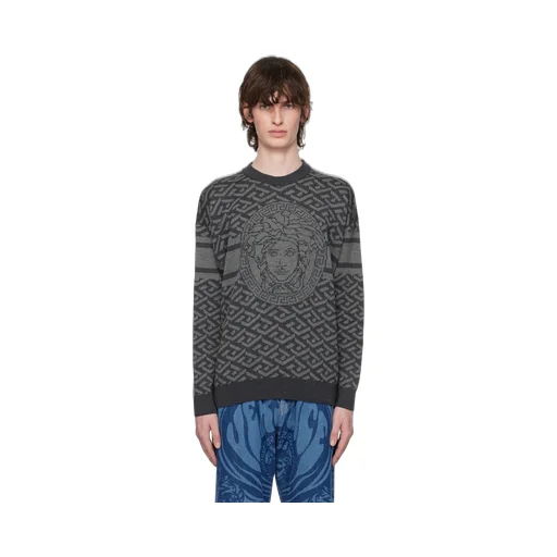 La Greca Medusa Jacquard Jumper