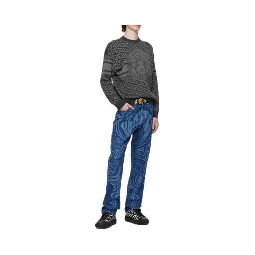 La Greca Medusa Jacquard Jumper