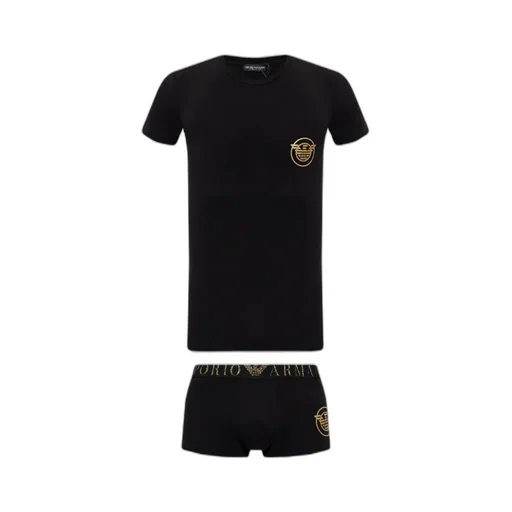 Logo Print Cotton Lounge Set