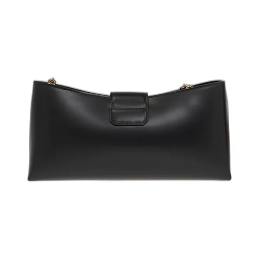 Salvatore Ferragamo Trifolio Logo Engraved Shoulder Bag