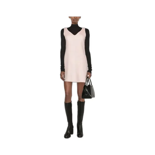 A Slim Dress With A Logo