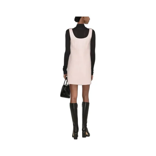 A Slim Dress With A Logo