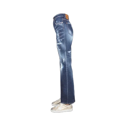 Dsquared2 Distressed Straight-Leg Jeans