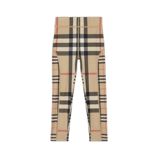Burberry Kids Checked Pattern Leggings