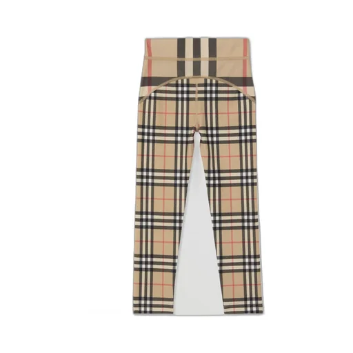 Burberry Kids Checked Pattern Leggings