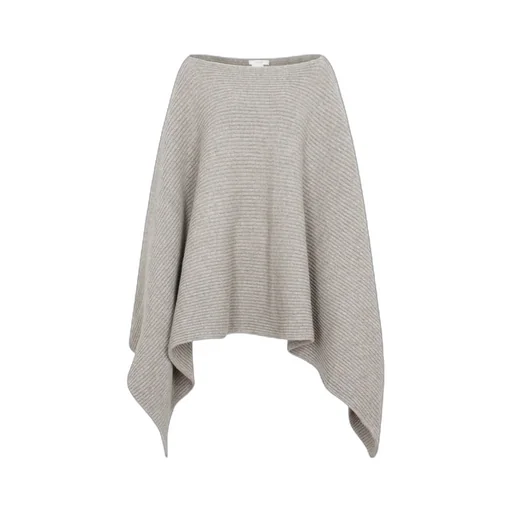 Ribbed-Knit Cape