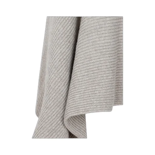 Ribbed-Knit Cape