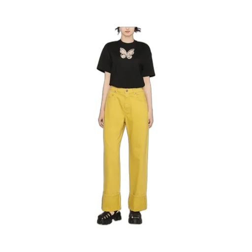 Logo Straight Casual Pants