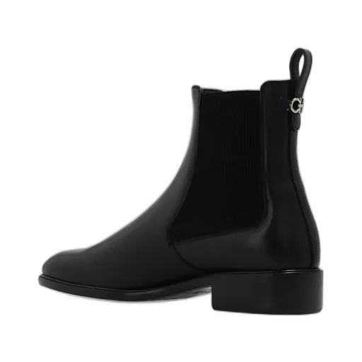 Gancini Logo Chelsea Boots