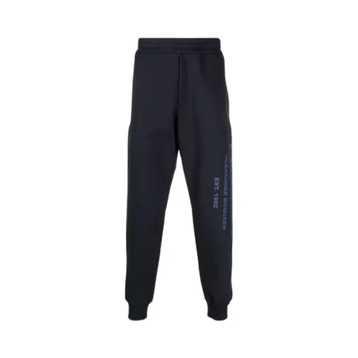 Alexander Mcqueen Graffiti Logo Printed Sweatpants