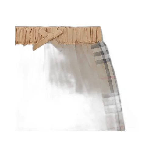 Burberry Kids Checked Drawstring Pants