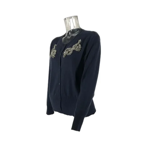 Long-Sleeved Knitted Cardigan