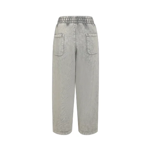 Logo Pull Rope Spliced Jeans