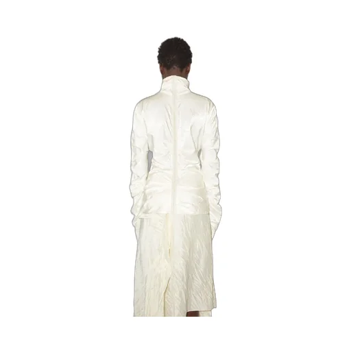High-Neck Long-Sleeved Blouse