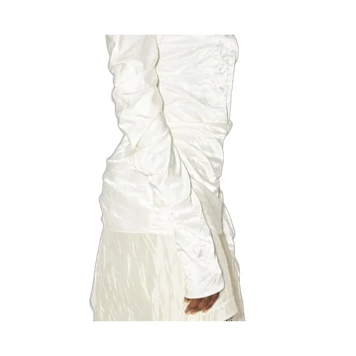 High-Neck Long-Sleeved Blouse