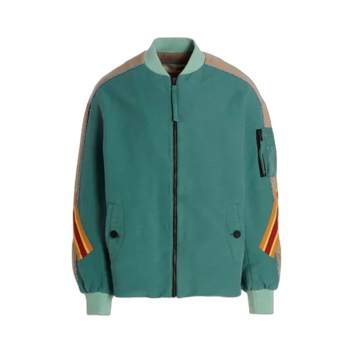 Incotex Stripe Accent Bomber Jacket