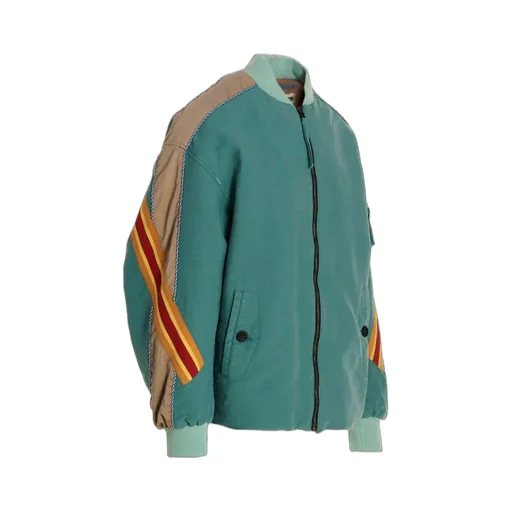 Incotex Stripe Accent Bomber Jacket