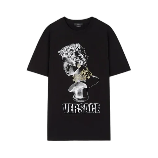 Versace Graphic Printed Crewneck T-Shirt