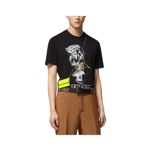 Versace Graphic Printed Crewneck T-Shirt