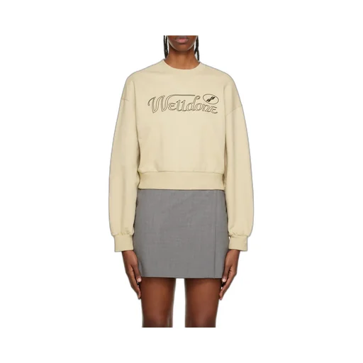 Logo-Print Cropped Sweatshirt