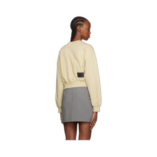 Logo-Print Cropped Sweatshirt