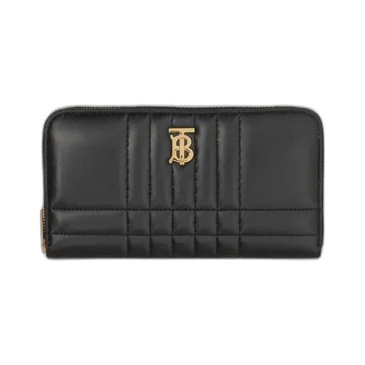 Burberry Quilted Lola Zip-Around Wallet