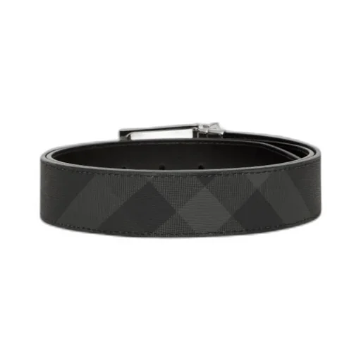 Burberry Logo Engraved Reversible Buckle Belt