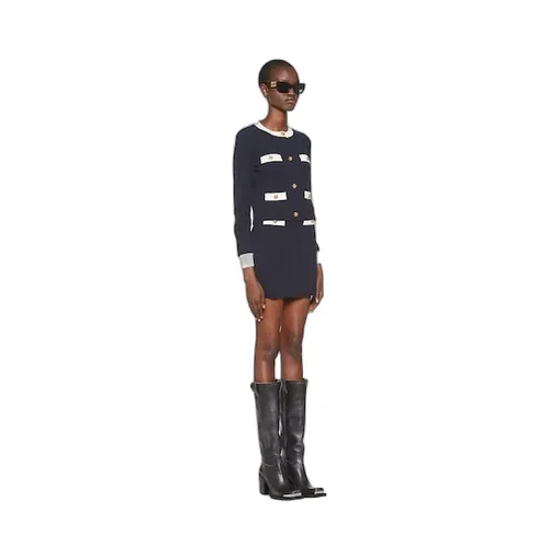 Miu Miu Button-Up Long Sleeved Cardigan