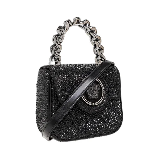 Versace La Medusa Embellished Mini Tote Bag