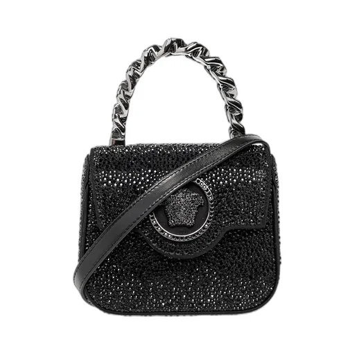Versace La Medusa Embellished Mini Tote Bag