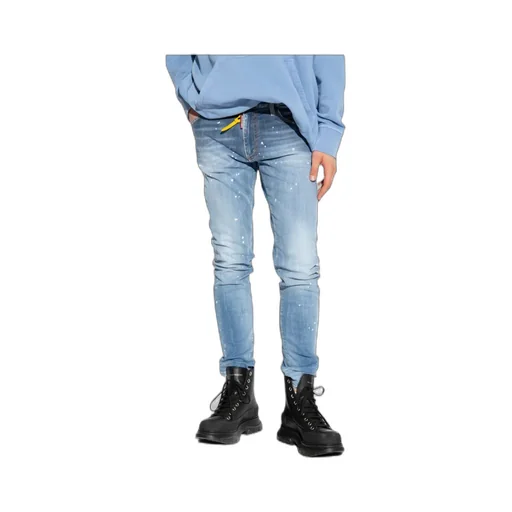 Dsquared2 Paint Splatter Effect Straight-Leg Jeans
