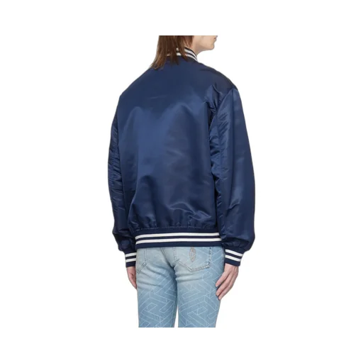 Versace Logo Embroidered Button-Up Jacket