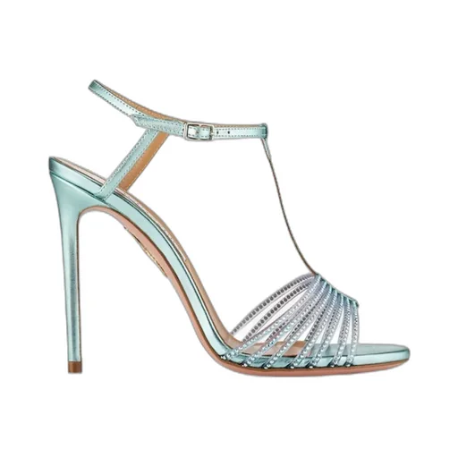 Aquazzura Amore Mio Crystal Embellished Sandals