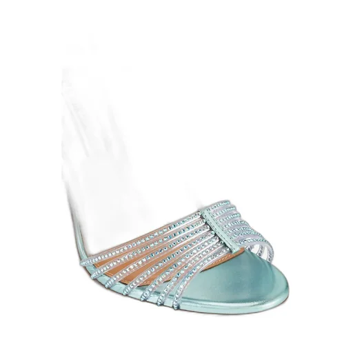 Aquazzura Amore Mio Crystal Embellished Sandals