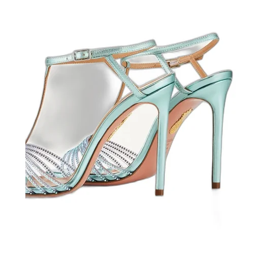 Aquazzura Amore Mio Crystal Embellished Sandals