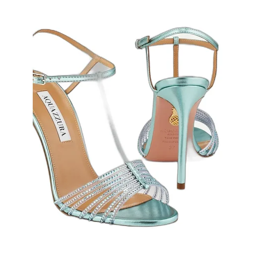 Aquazzura Amore Mio Crystal Embellished Sandals