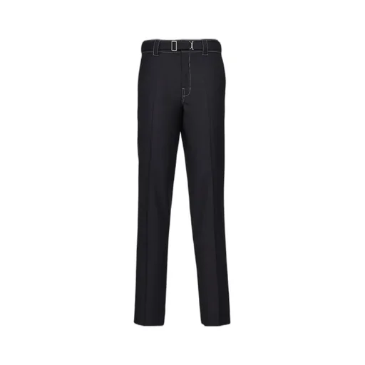 Prada Logo Detailed Straight Leg Pants