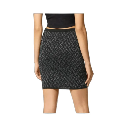 Monogram-Jacquard Knit Skirt
