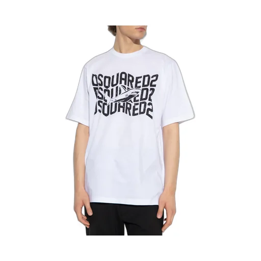 Dsquared2 Logo Printed Crewneck T-Shirt