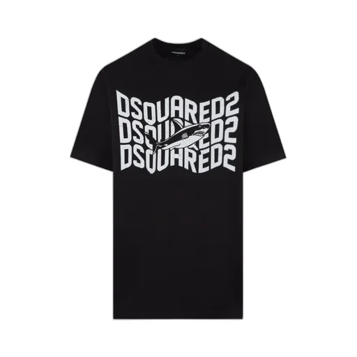 Dsquared2 Logo Printed Crewneck T-Shirt