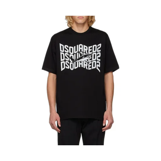 Dsquared2 Logo Printed Crewneck T-Shirt